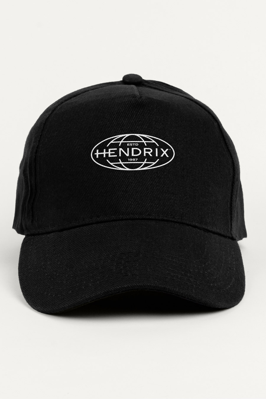 Levně Kšiltovka Jockey, Barva Černá, s Potiskem Hendrix Planet White