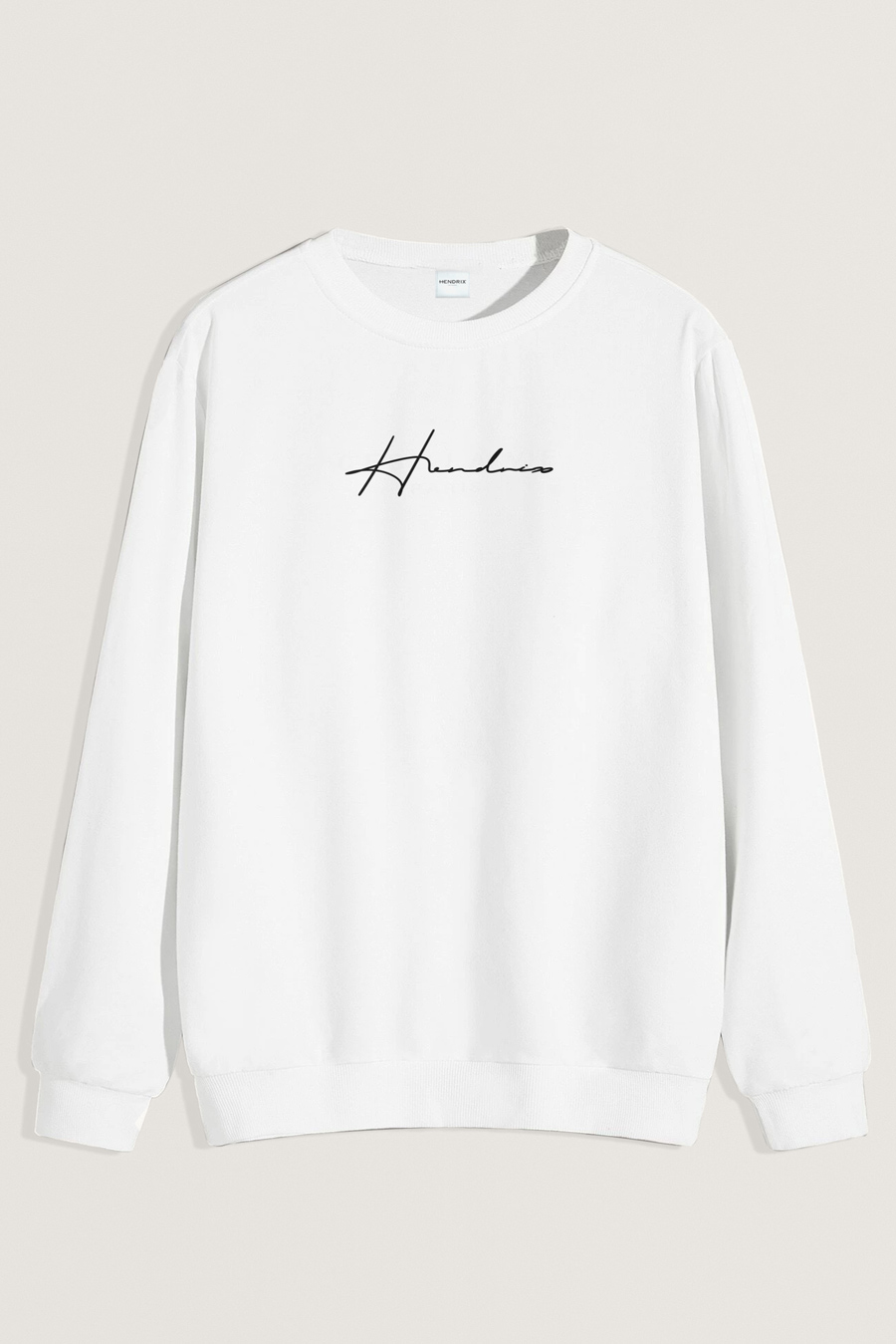 Levně Mikina, Barva Bílá, s Potiskem Hendrix Essential Logo