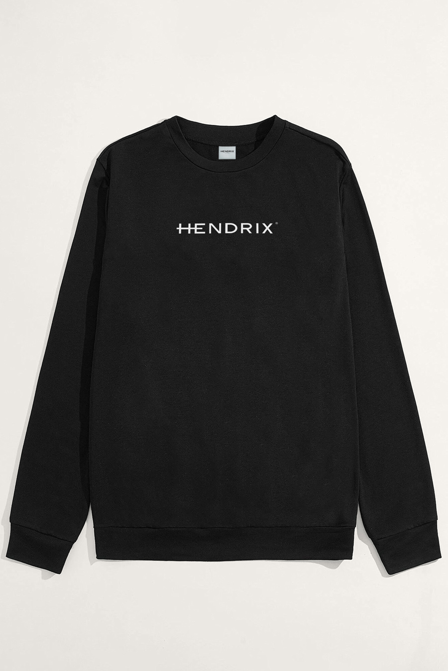 Levně Mikina, Barva Černá, s Potiskem Main Hendrix Logo White