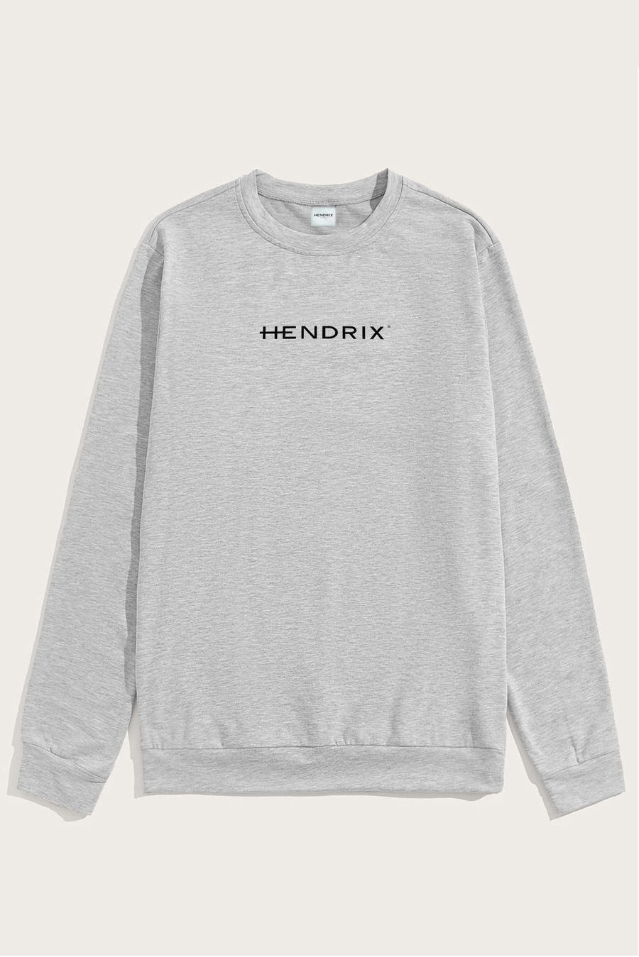 Levně Mikina, Barva Šedá, s Potiskem Main Hendrix Logo