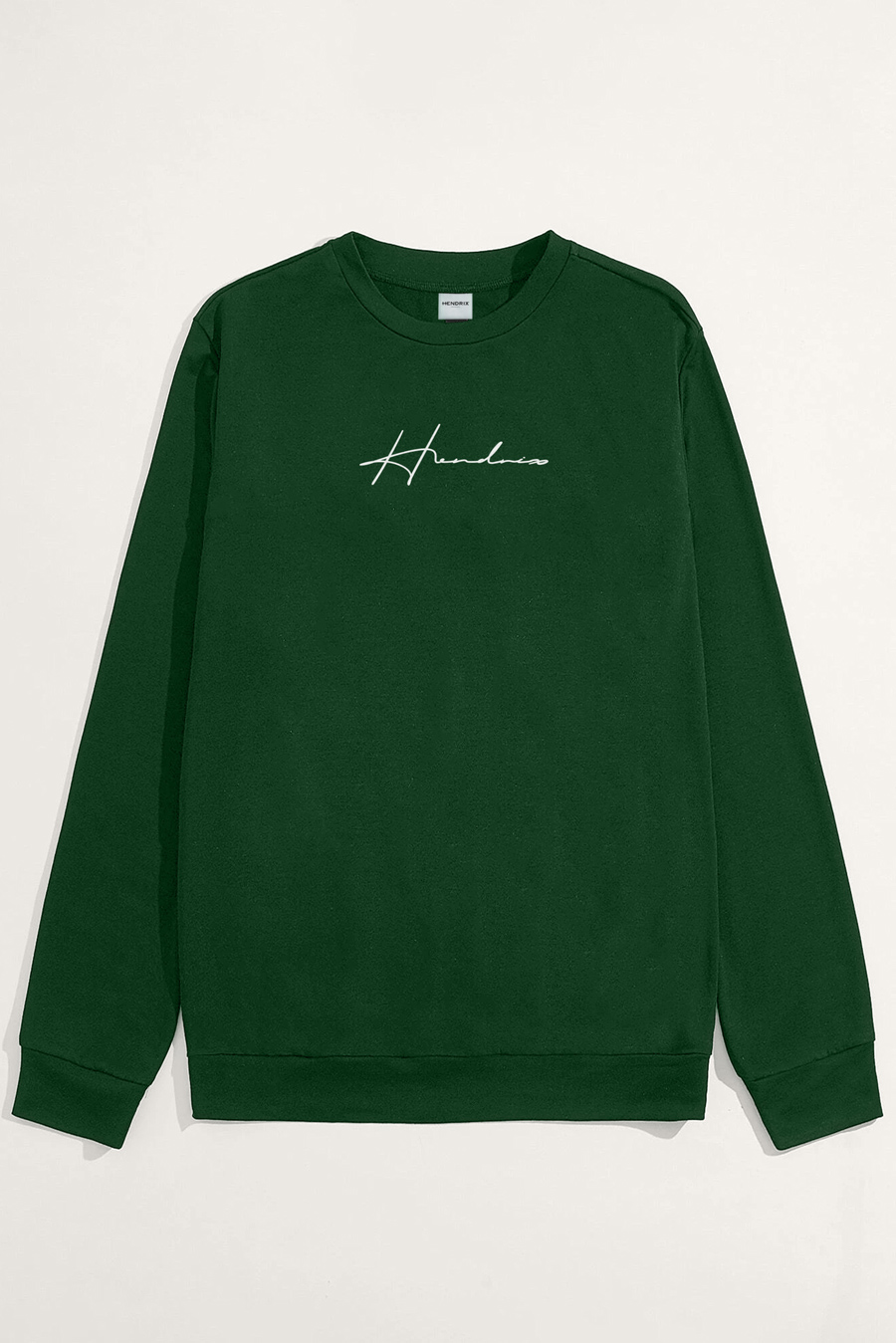 Levně Mikina, Barva Zelená, s Potiskem Hendrix Essential Logo White