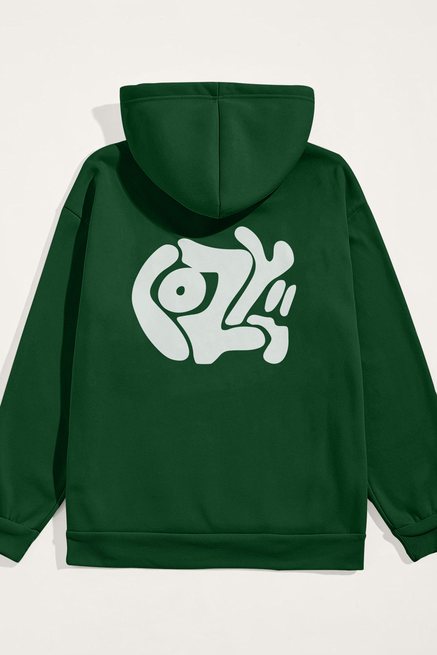 Levně Mikina s Kapucí, Barva Zelená, s Potiskem Cozy