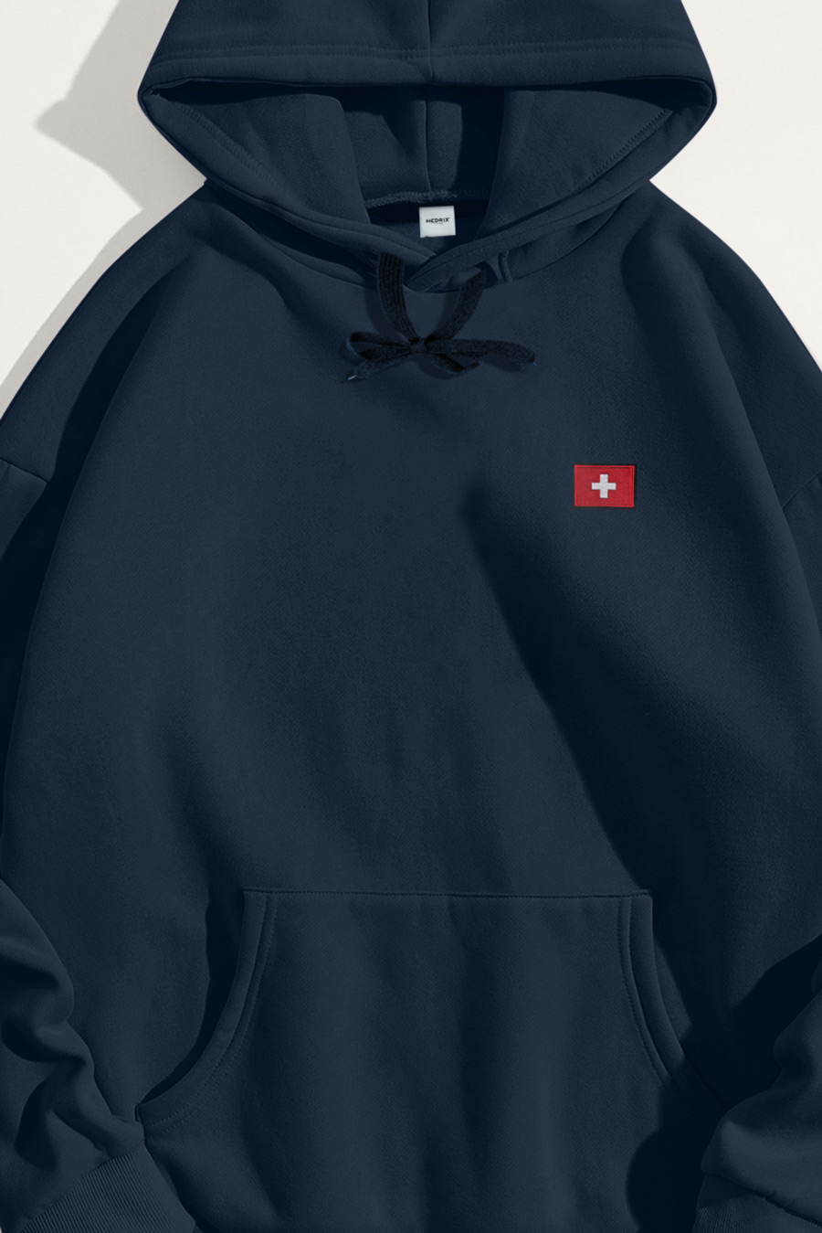 Levně Mikina s Kapucí, Barva Modrá, s Potiskem Saint Moritz