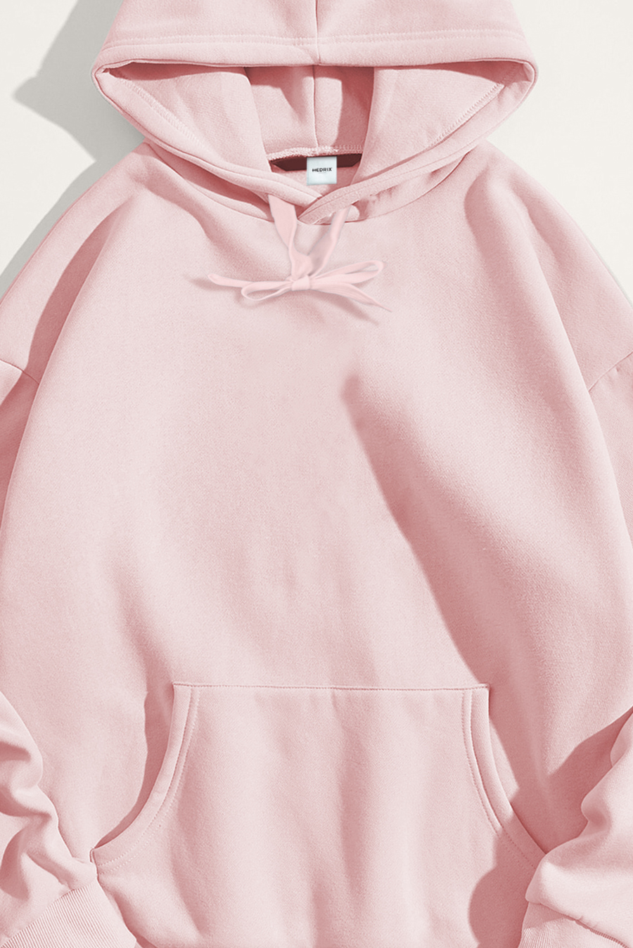 Levně Mikina s Kapucí, Barva Růžová, s Potiskem Regular Hoodie