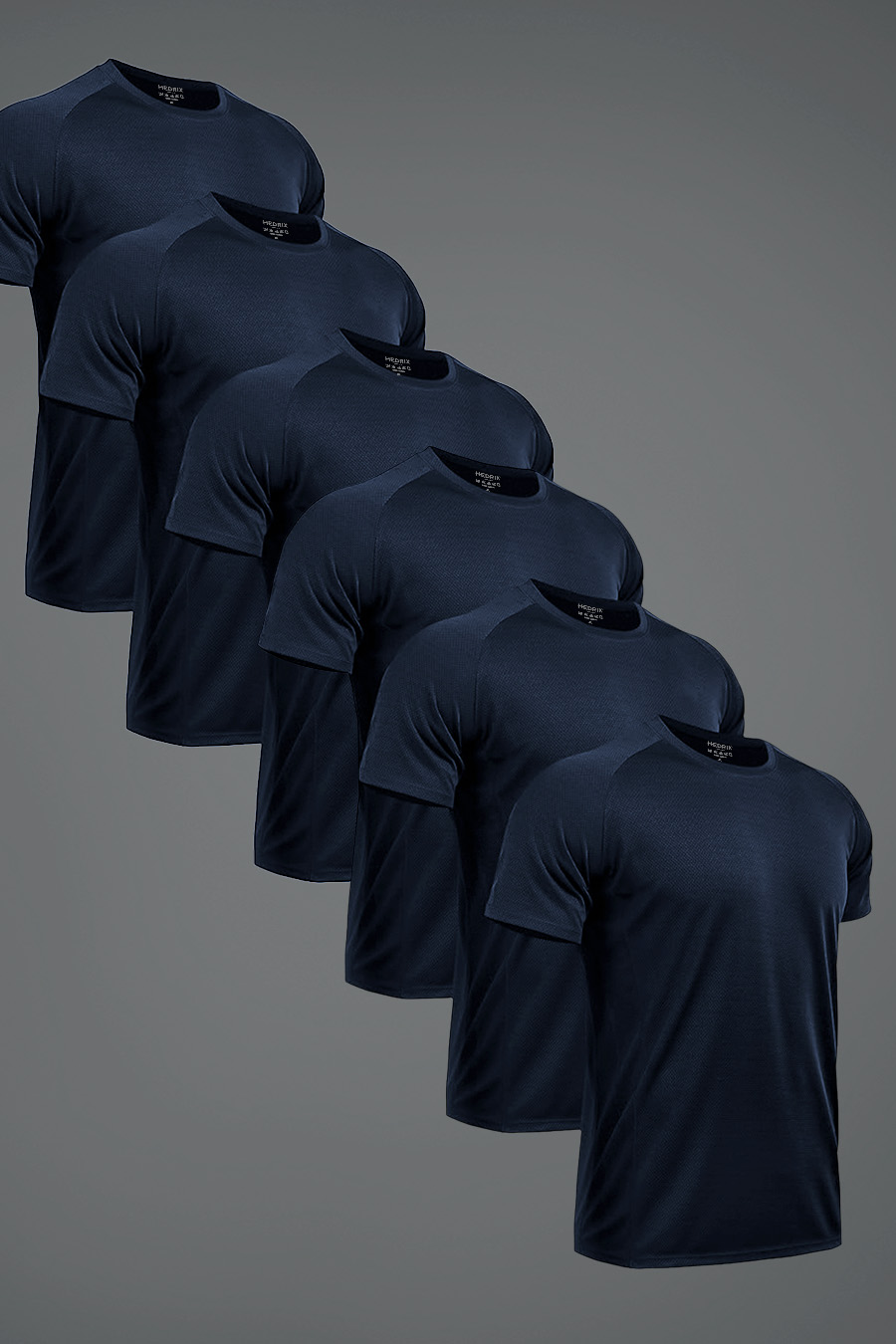 Levně Ultrafit Performance Trička, 6-Pack - Modrá