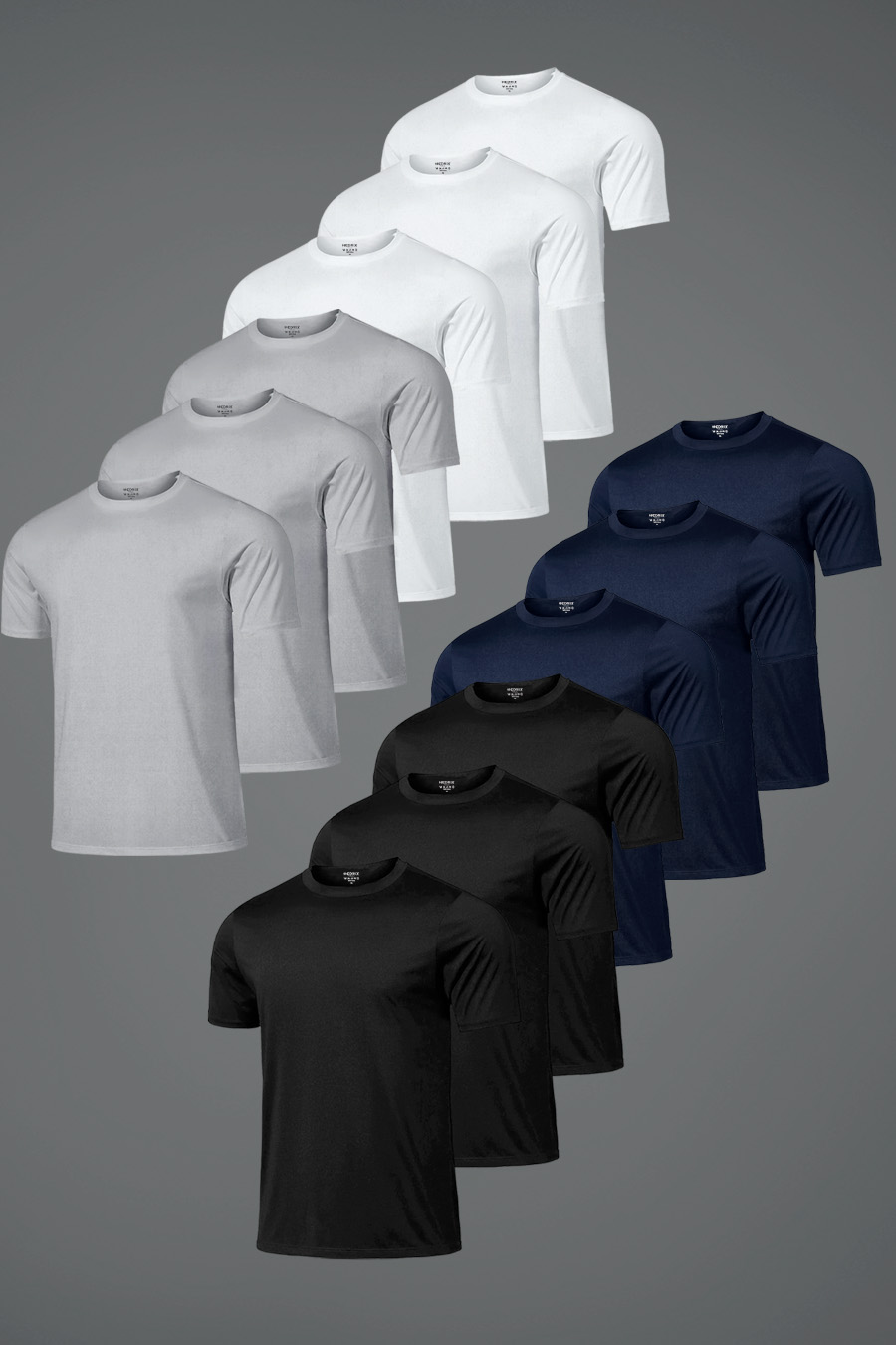 Levně Hyperflow Pro Fitness Trička, Balení po 12 - Mix & Match