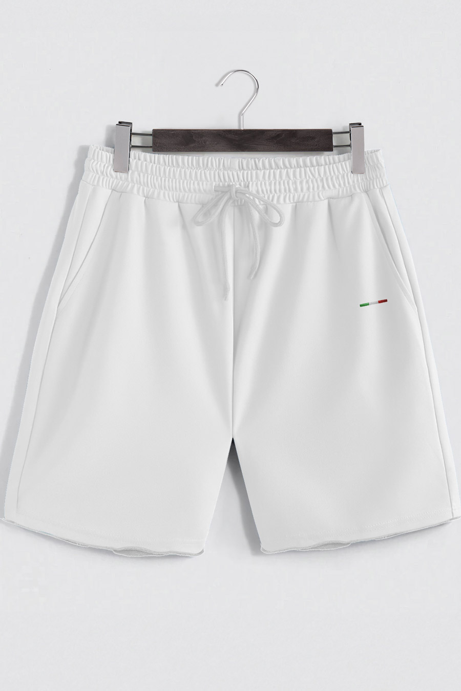 Levně Šortky, Barva Bílá, s Potiskem Italian Stripe