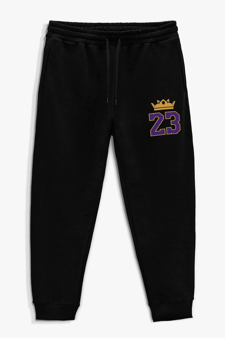Levně Tepláky Jogger , Barva Černá, s Potiskem King