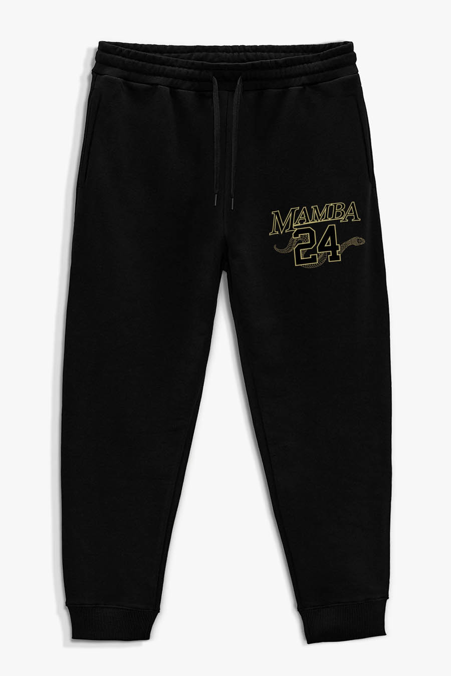 Levně Tepláky Jogger , Barva Černá, s Potiskem Mamba 24
