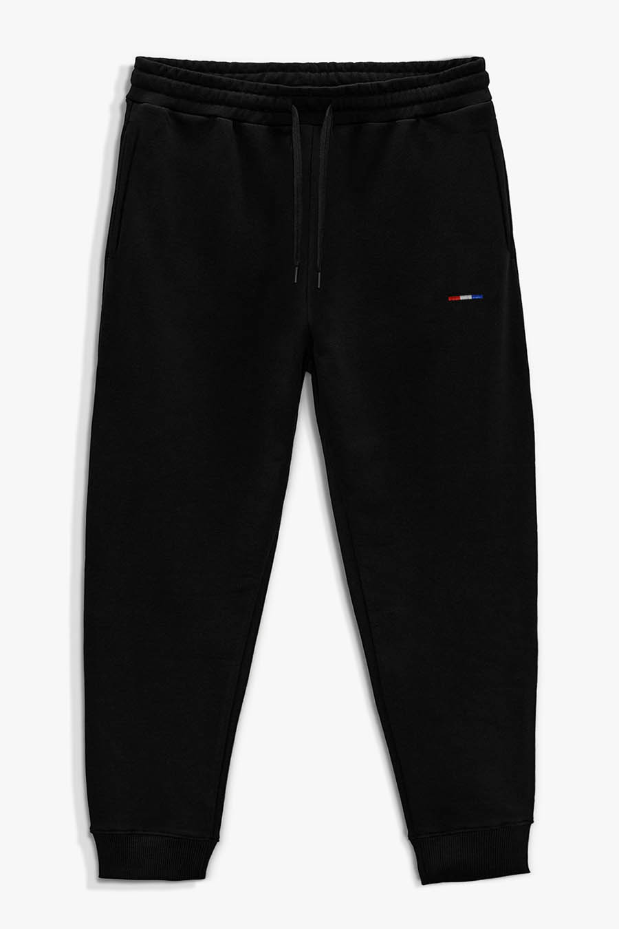 Levně Tepláky Jogger , Barva Černá, s Potiskem French Stripe