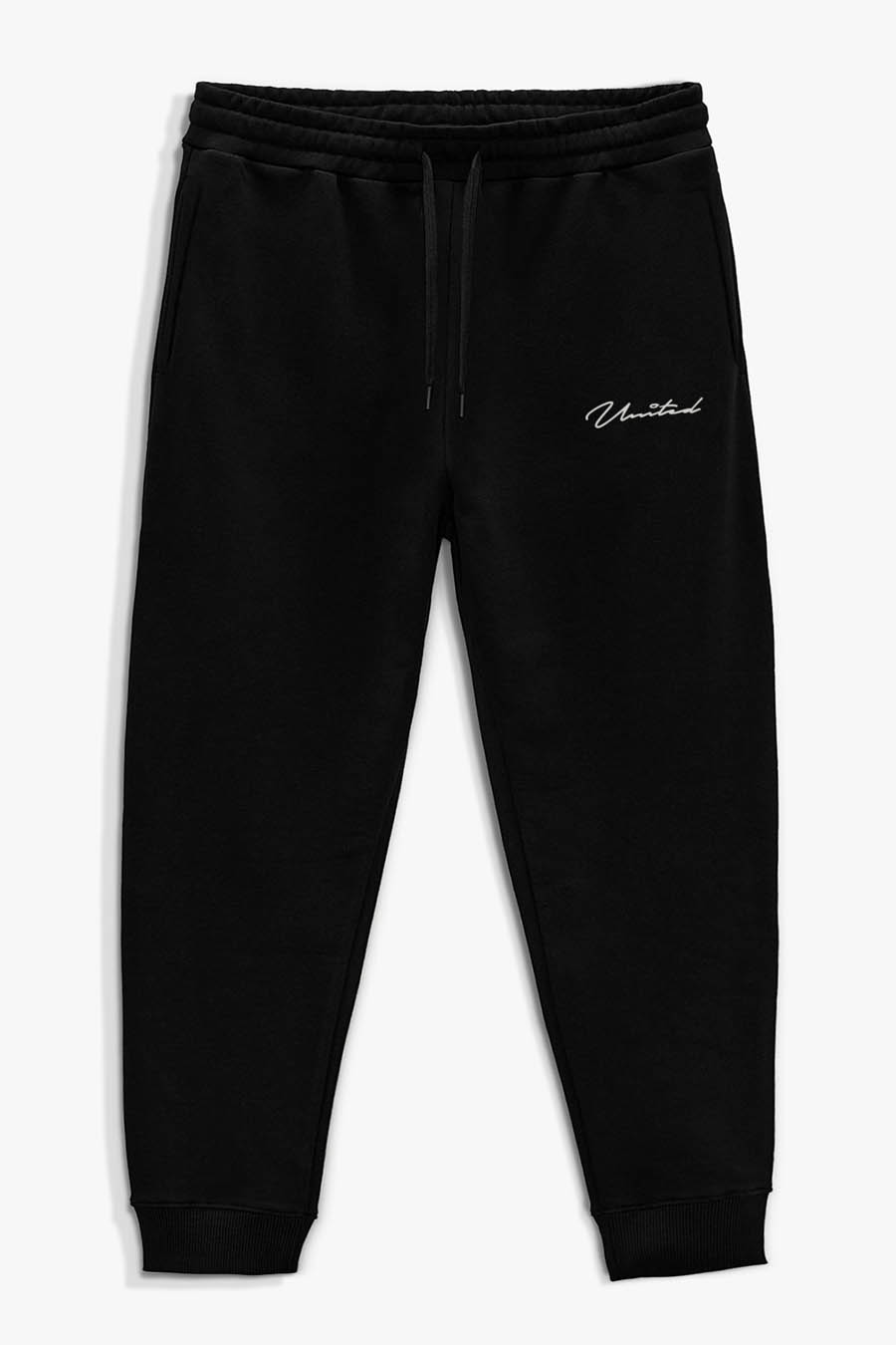 Levně Tepláky Jogger , Barva Černá, s Potiskem Calligraphy United