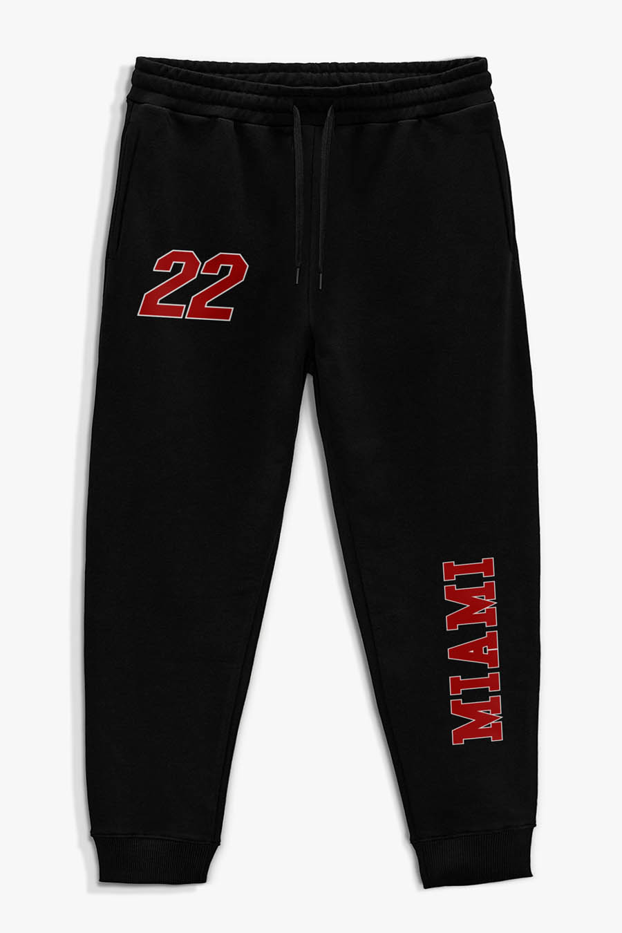 Levně Tepláky Jogger , Barva Černá, s Potiskem Miami 22