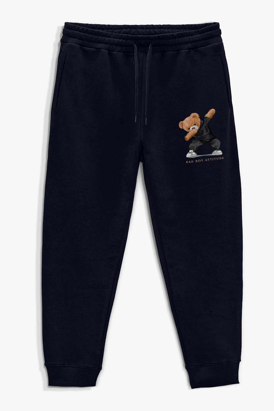 Levně Tepláky Jogger , Barva Modrá, s Potiskem Bad Boy Dubbing Teddy