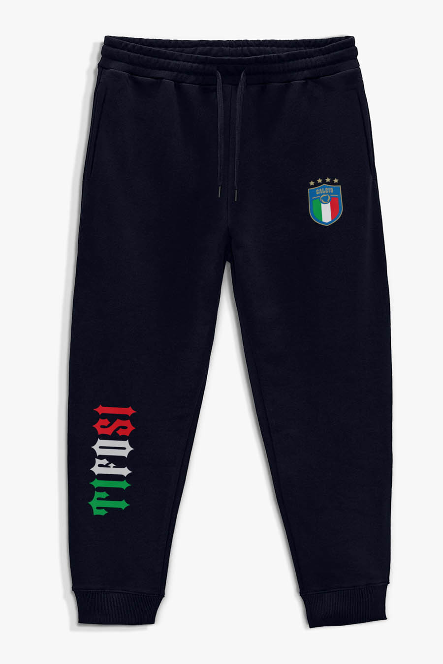 Levně Tepláky Jogger , Barva Modrá, s Potiskem Calcio