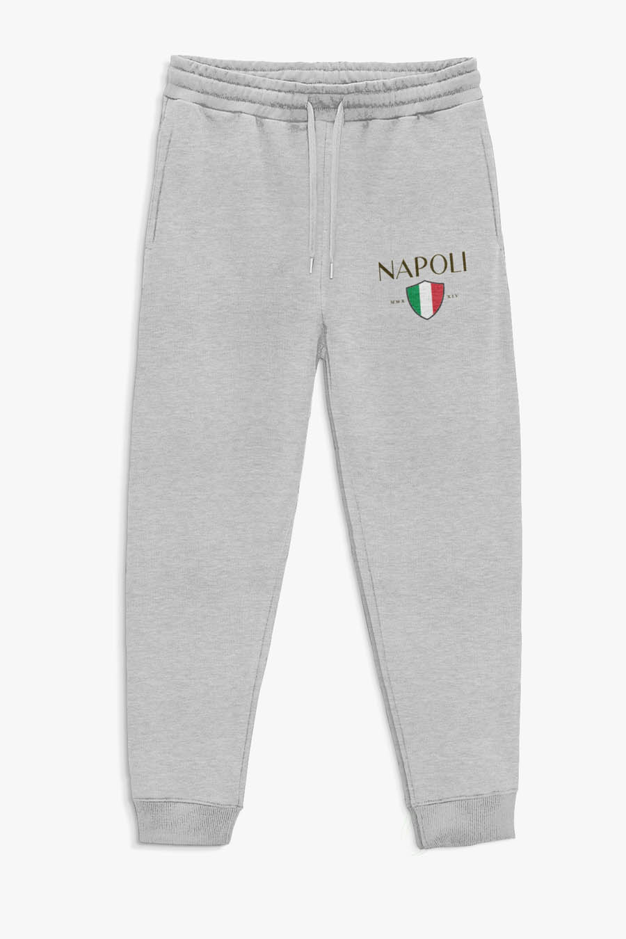 Levně Tepláky Jogger , Barva Šedá, s Potiskem Napoli