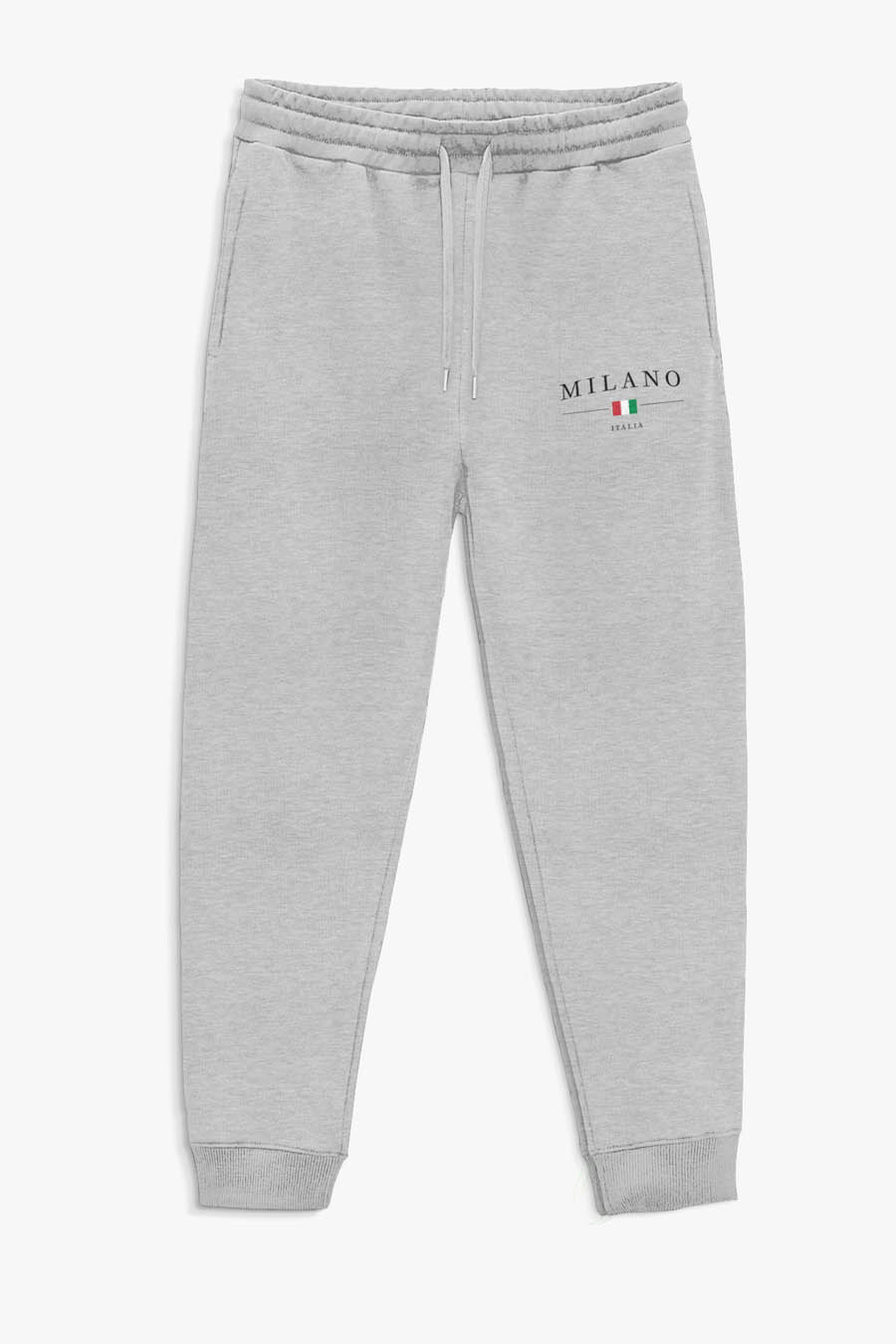 Levně Tepláky Jogger , Barva Šedá, s Potiskem Milano Italia