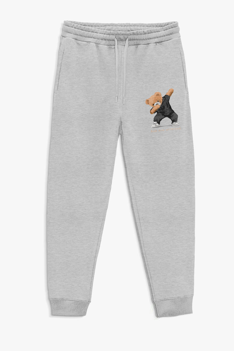 Levně Tepláky Jogger , Barva Šedá, s Potiskem Bad Boy Dubbing Teddy