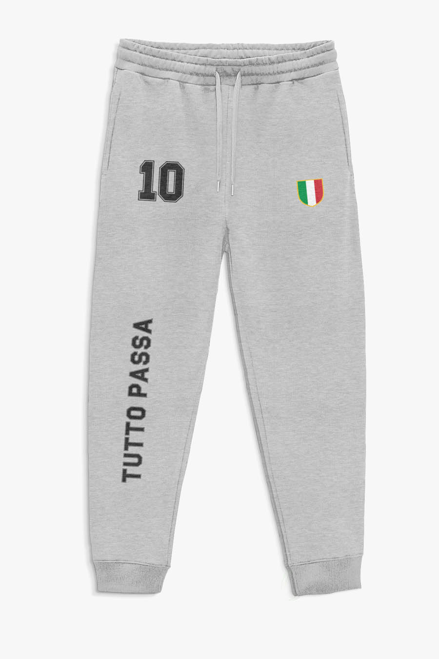 Levně Tepláky Jogger , Barva Šedá, s Potiskem Italy 10