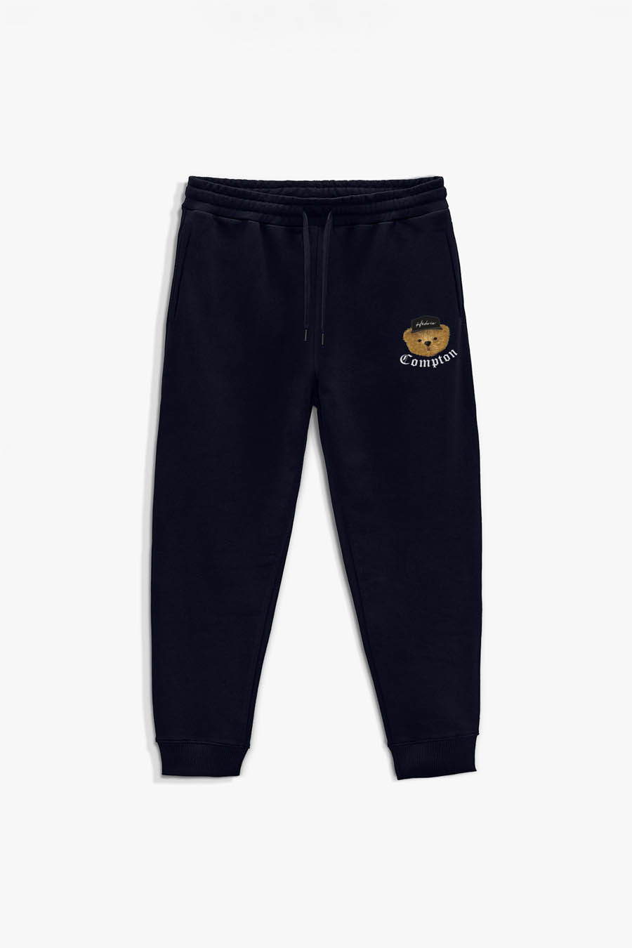 Levně Tepláky Jogger , Barva Modrá, s Potiskem Compton Teddy Gang