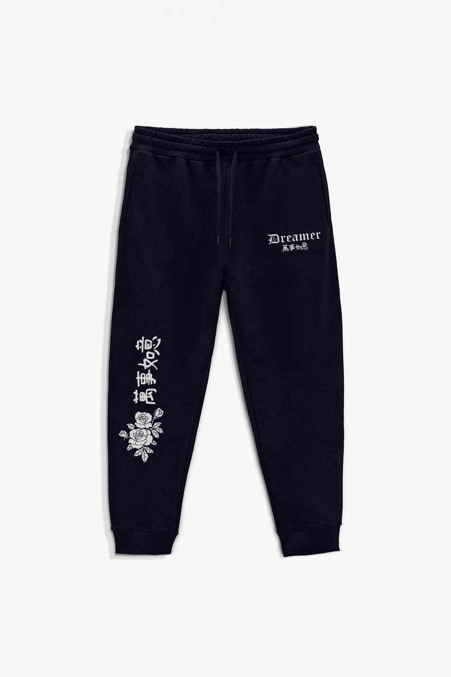 Levně Tepláky Jogger , Barva Modrá, s Potiskem Japan Dreamer