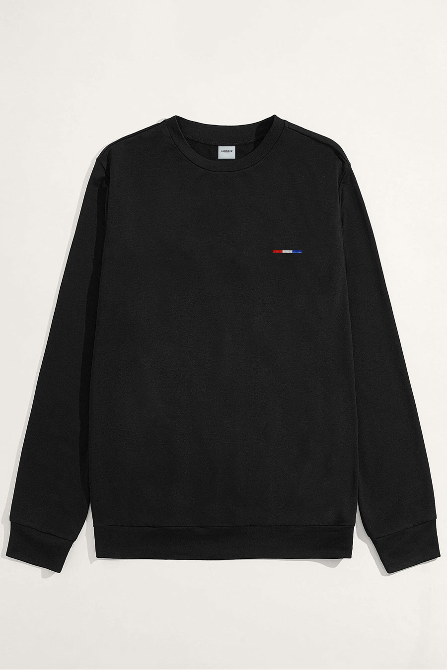 Levně Mikina, Barva Černá, s Potiskem French Stripe