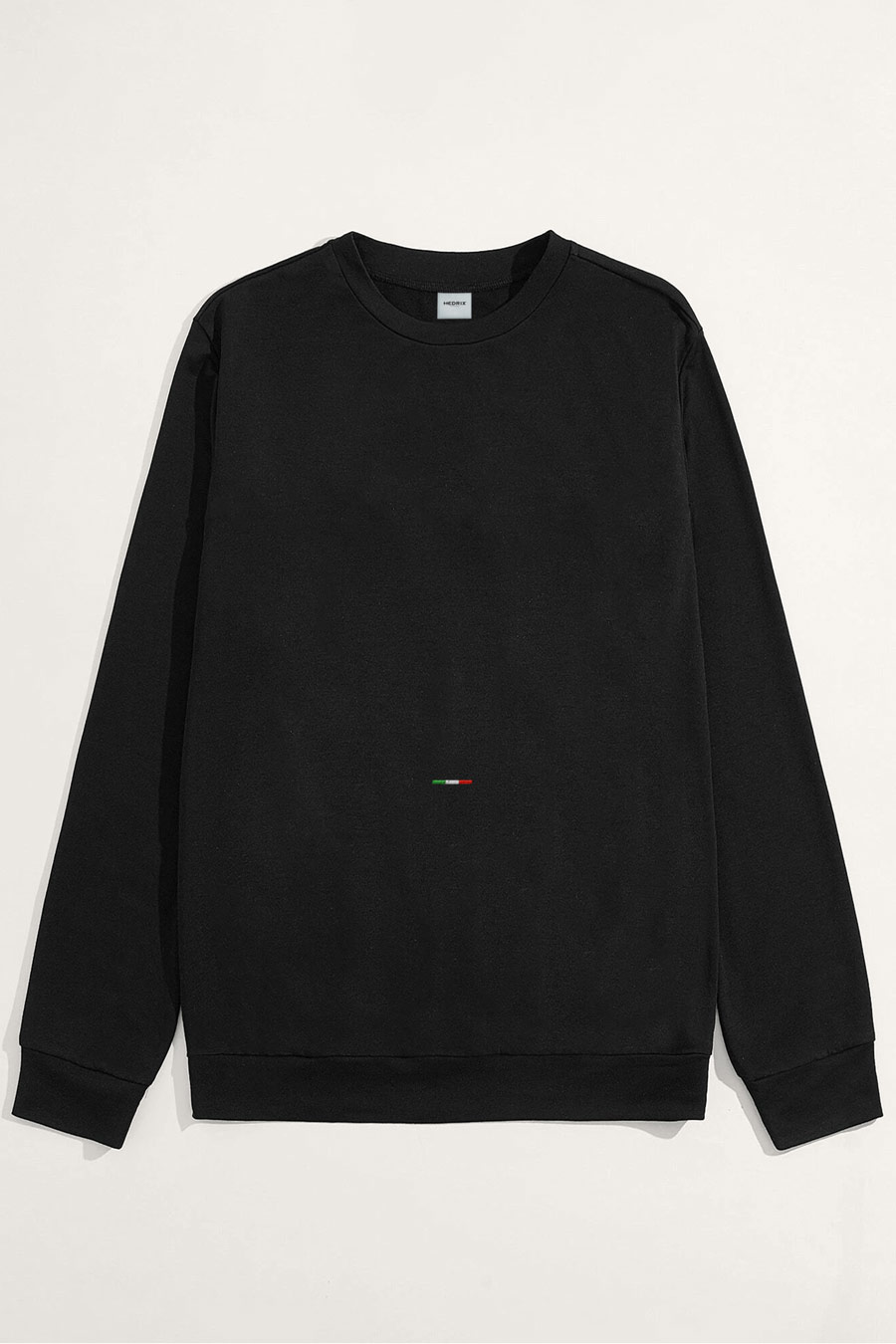 Levně Mikina, Barva Černá, s Potiskem Italian Stripe Centered