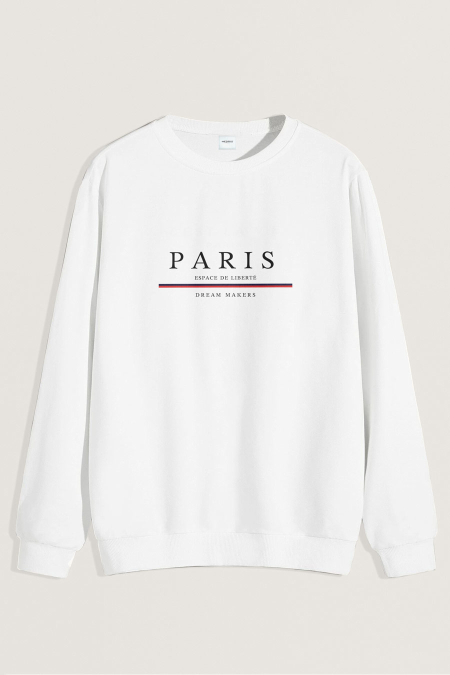 Levně Mikina, Barva Bílá, s Potiskem Paris Dream Makers