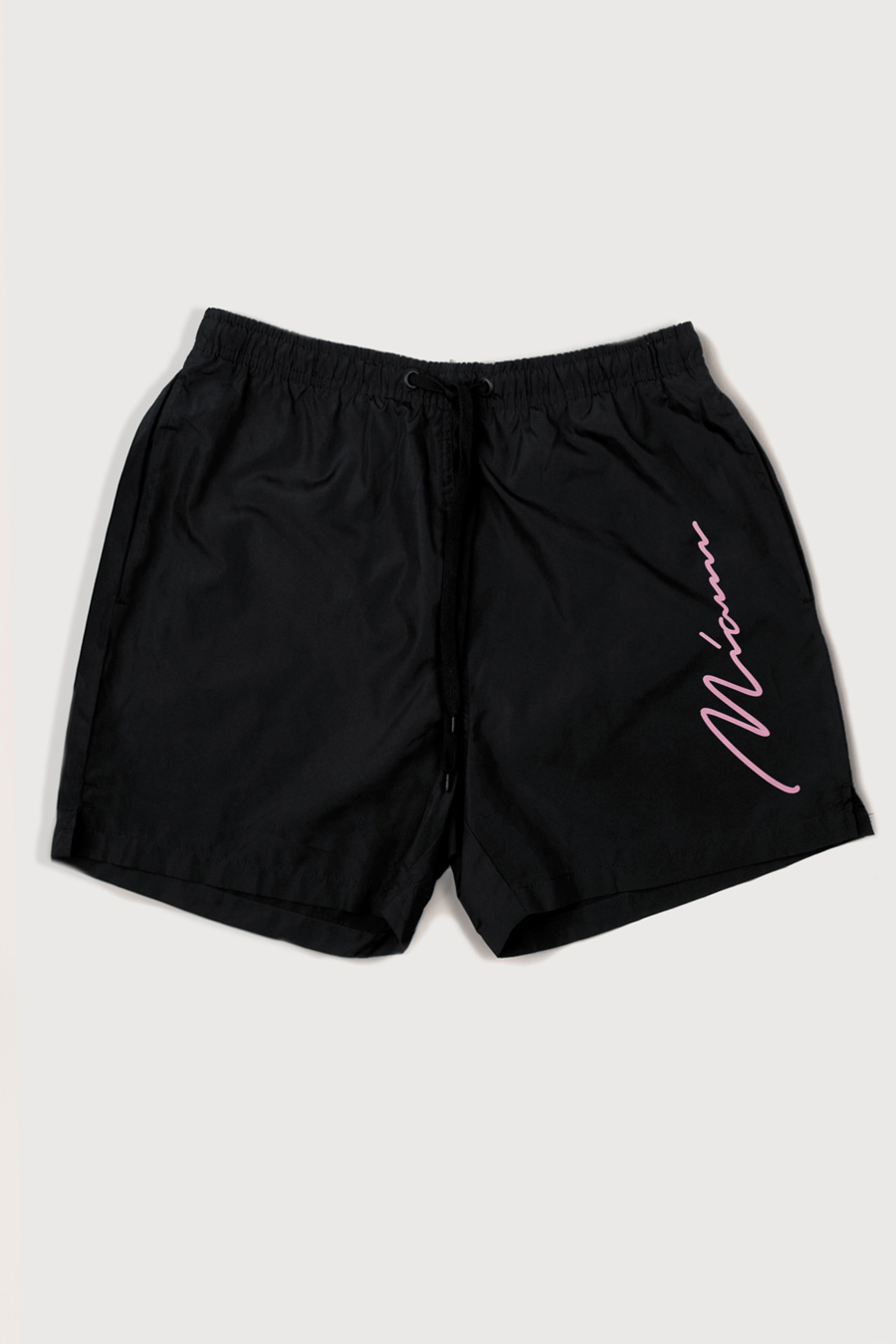Levně Plavecké Šortky , Barva Černá, s Potiskem Miami Vice Society
