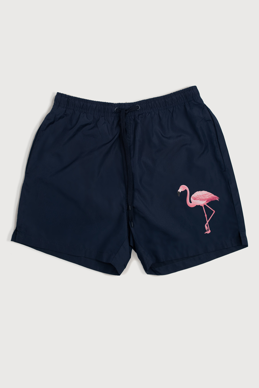 Levně Plavecké Šortky , Barva Modrá, s Potiskem Mad Flamingo