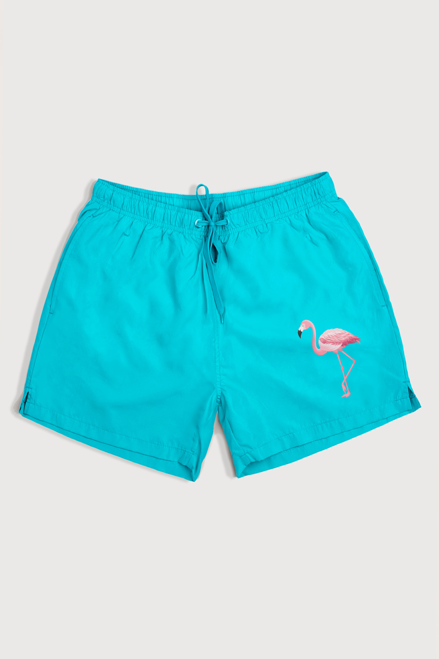 Levně Plavecké Šortky , Barva Veraman, s Potiskem Mad Flamingo