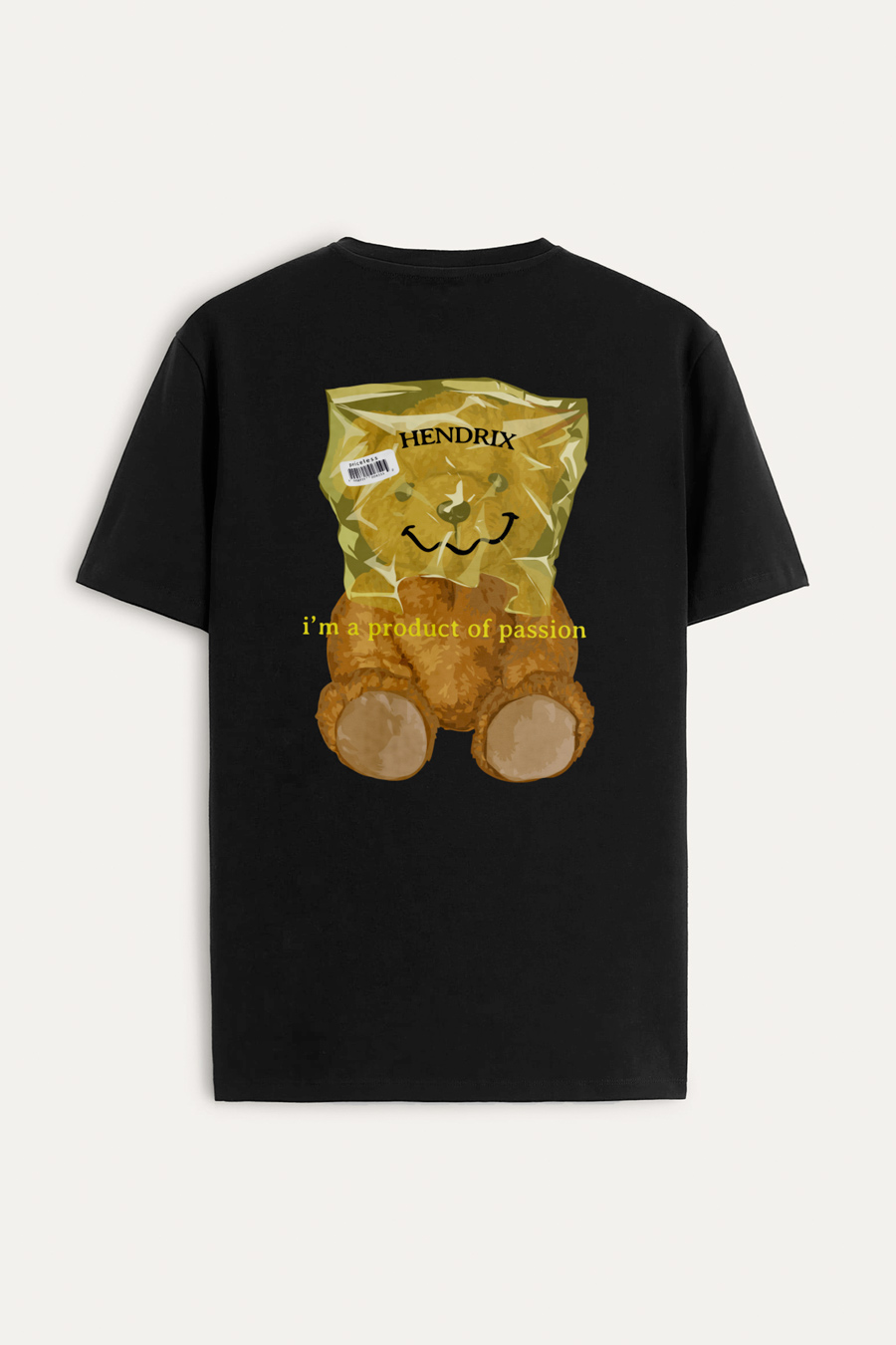 Levně Tričko, Barva Černá, s Potiskem Passion Product Teddy