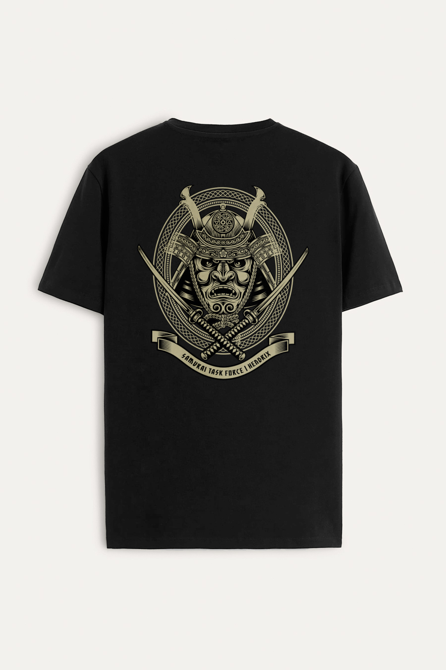 Levně Tričko, Barva Černá, s Potiskem Samurai Task Force