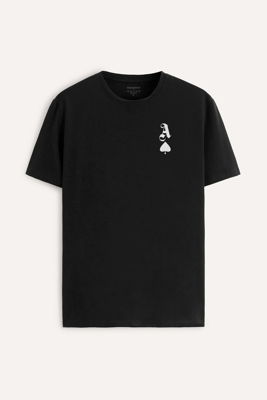 Levně Tričko, Barva Černá, s Potiskem The Ace