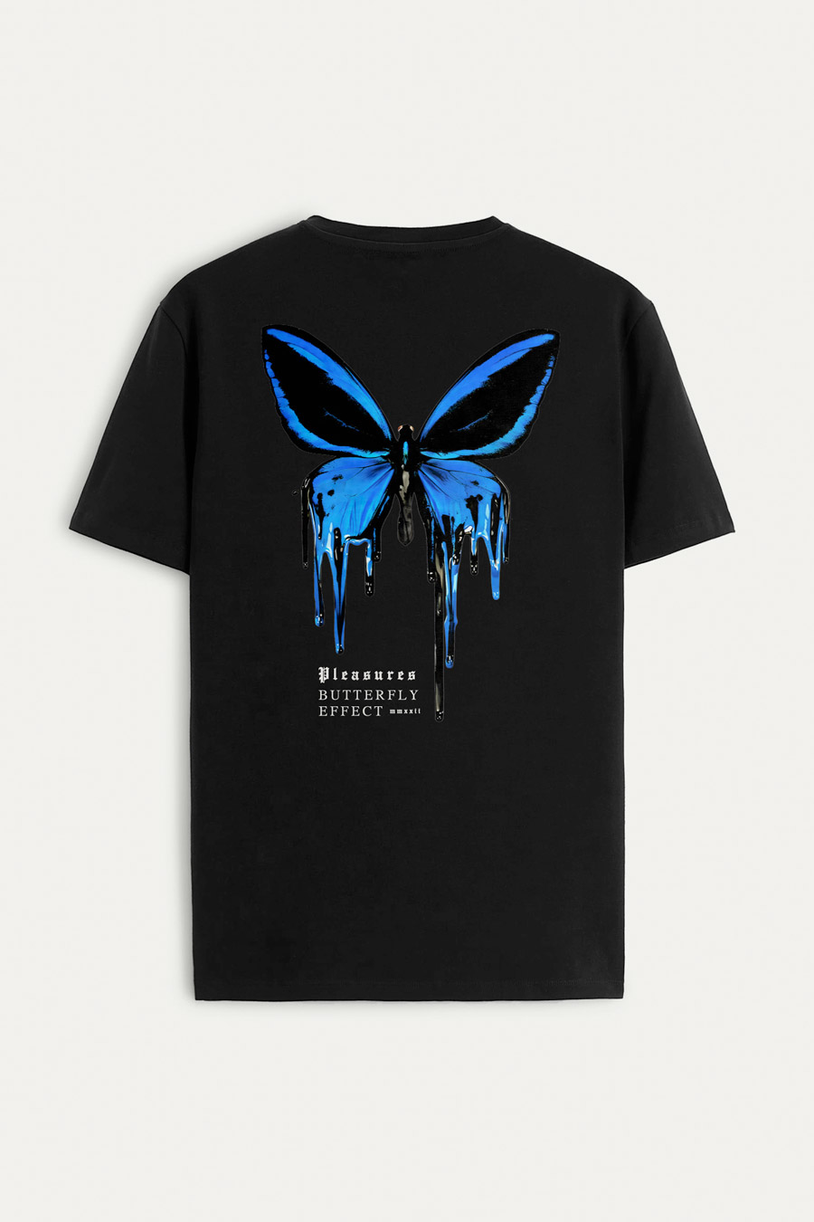 Levně Tričko, Barva Černá, s Potiskem Pleasures Butterfly Effect