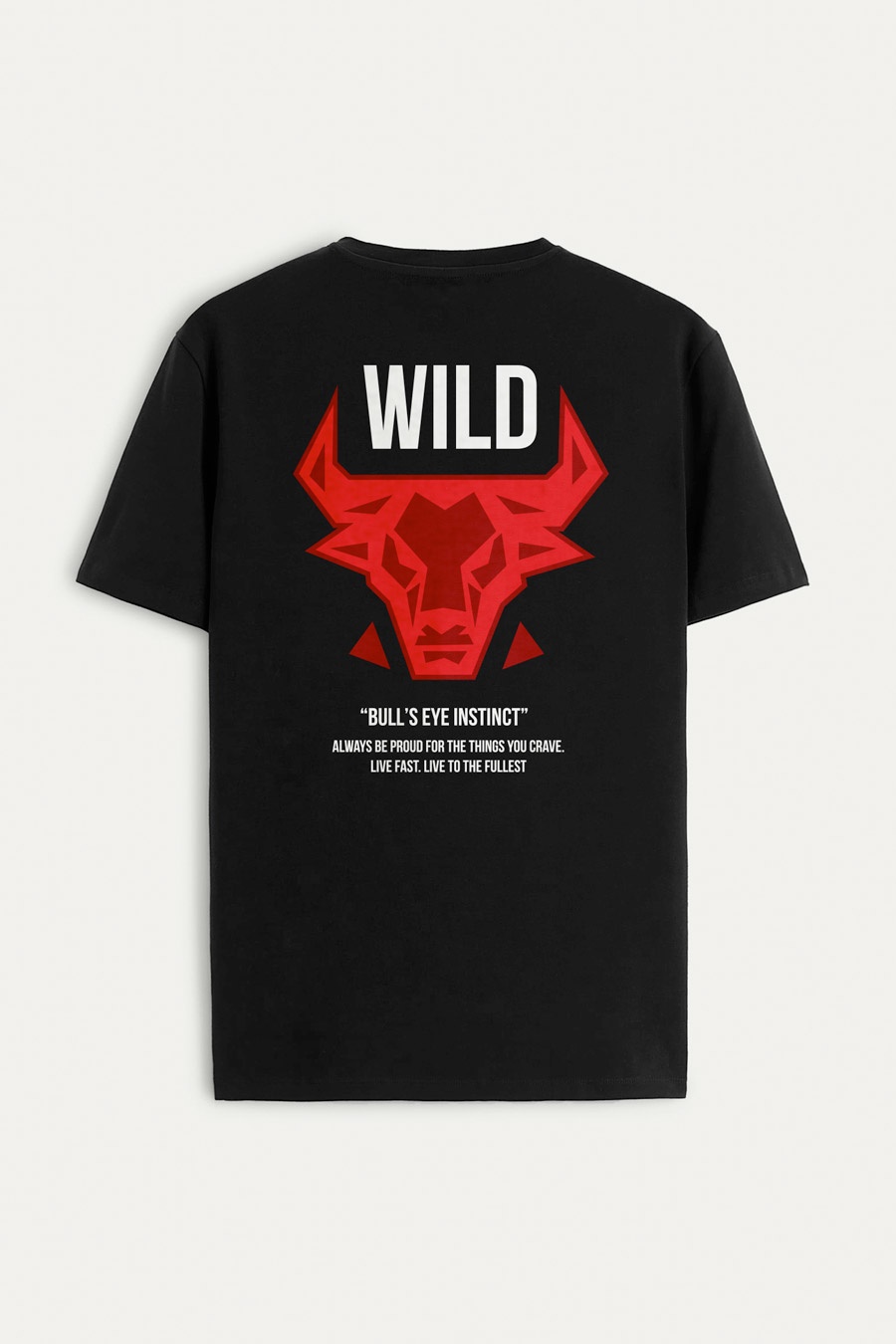 Levně Tričko, Barva Černá, s Potiskem Bulls Eye