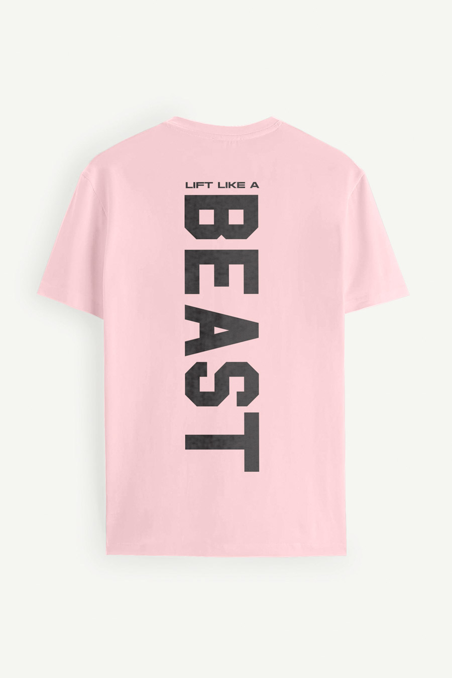 Levně Tričko, Barva Růžová, s Potiskem Lift Like A Beast