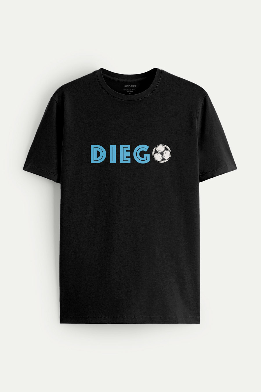 Levně Tričko, Barva Černá, s Potiskem Diego Legend