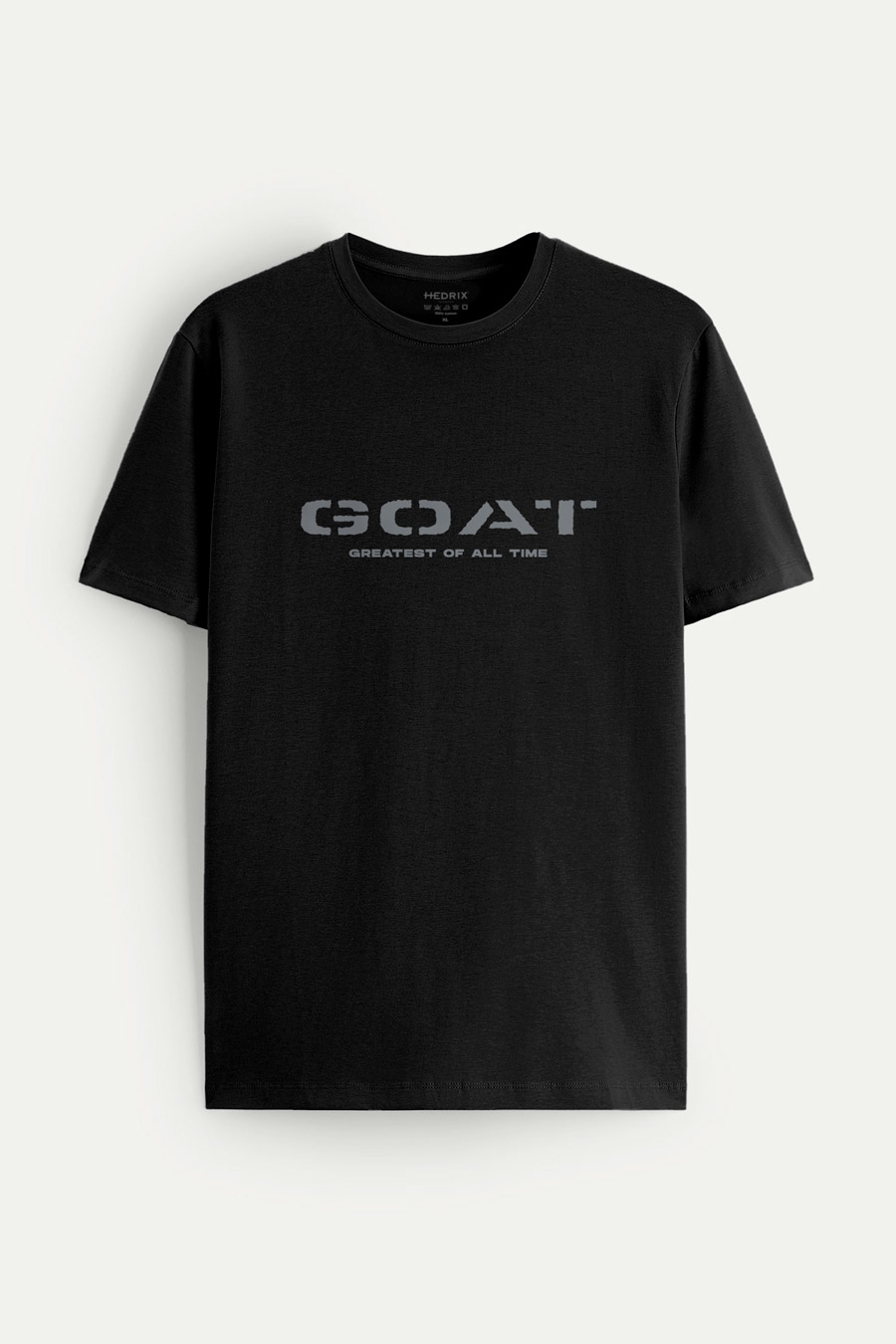 Levně Tričko, Barva Černá, s Potiskem Goat