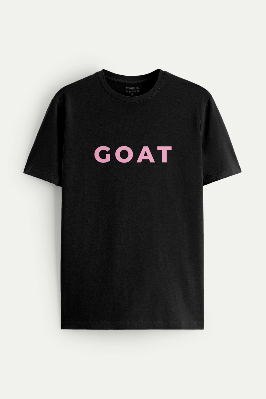 Levně Tričko, Barva Černá, s Potiskem Pink Goat