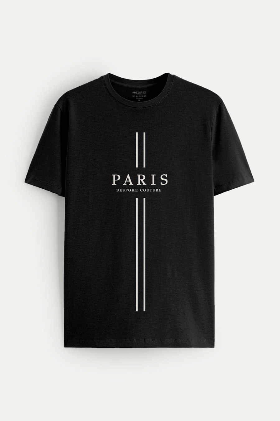 Levně Tričko, Barva Černá, s Potiskem Saint Paris Germain