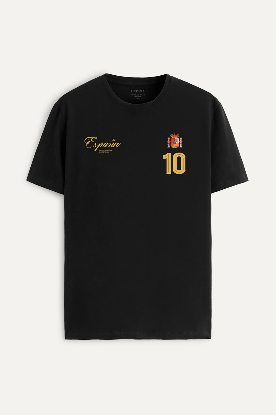 Tričko, Barva Černá, s Potiskem Maestro 10 Spain