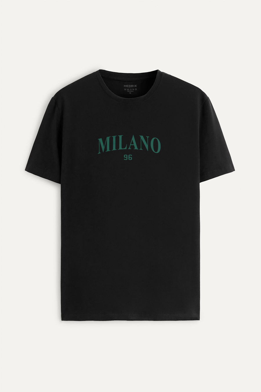 Tričko, Barva Černá, s Potiskem Milano 96