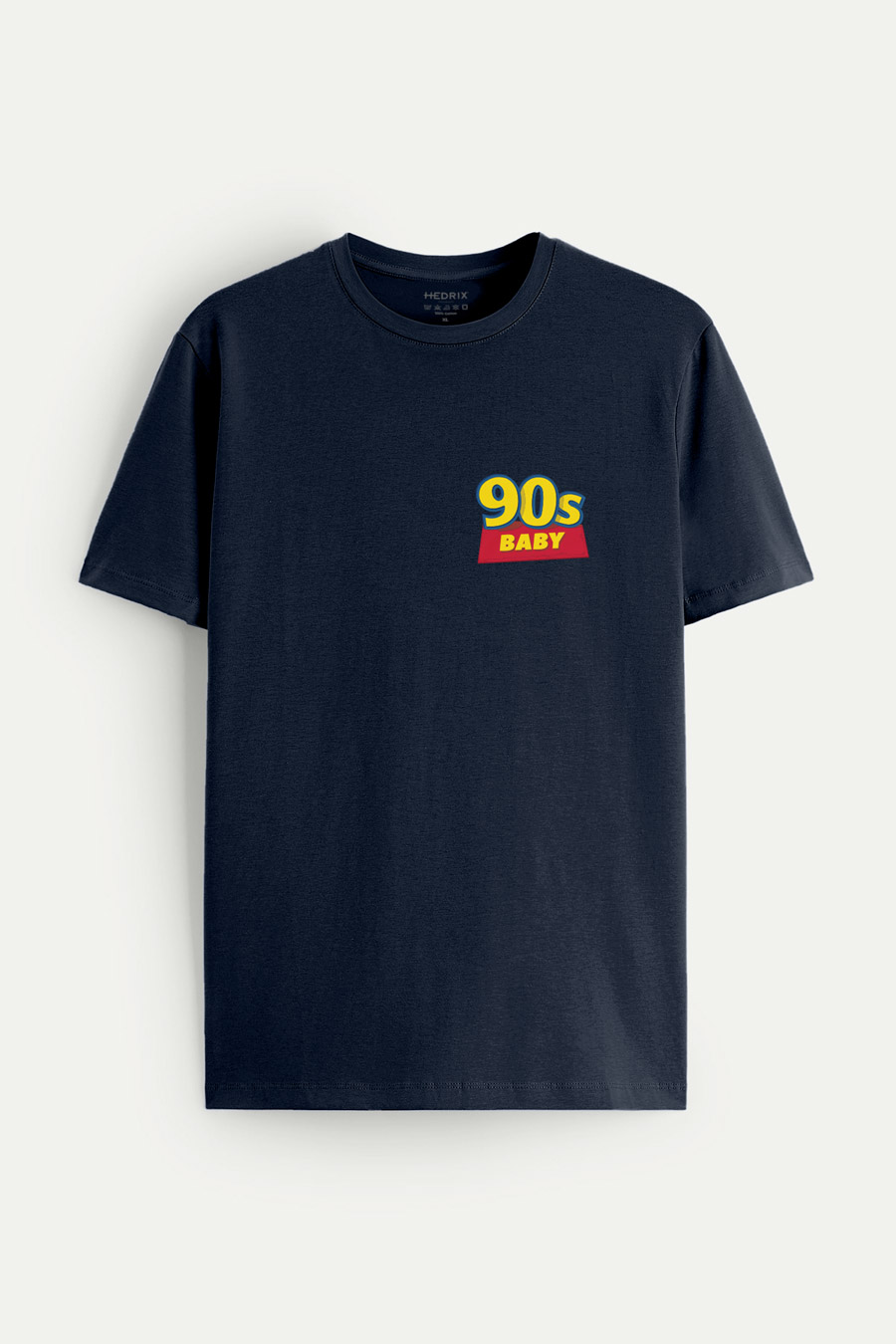 Levně Tričko, Barva Modrá, s Potiskem Nineties Baby