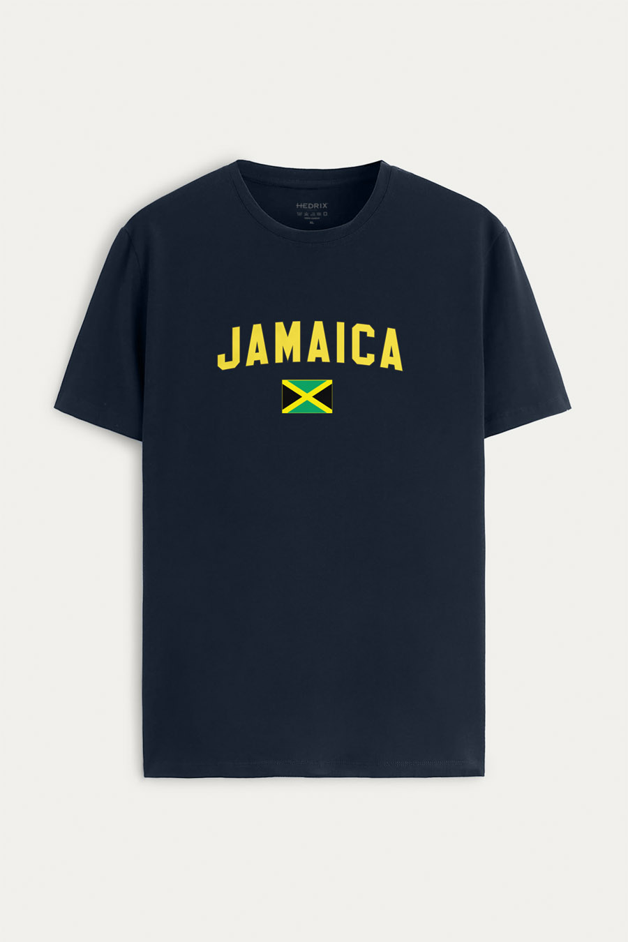 Levně Tričko, Barva Modrá, s Potiskem Jamaica