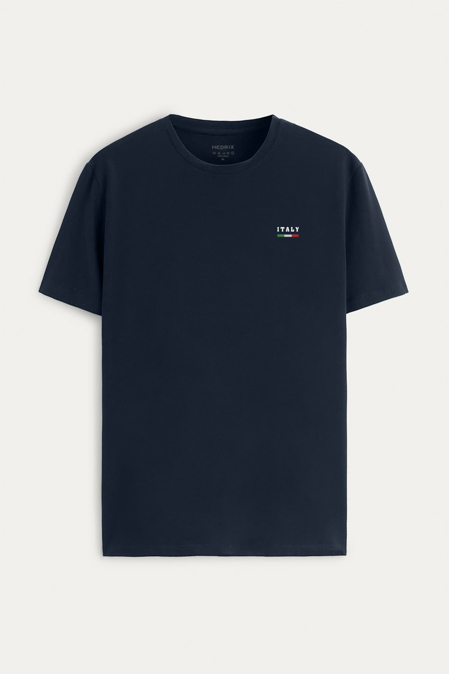 Levně Tričko, Barva Modrá, s Potiskem Italy Retro Stripe