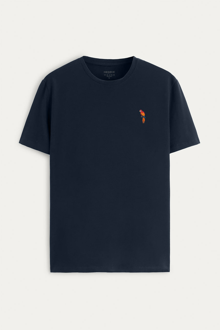 Levně Tričko, Barva Modrá, s Potiskem Palm Parrot