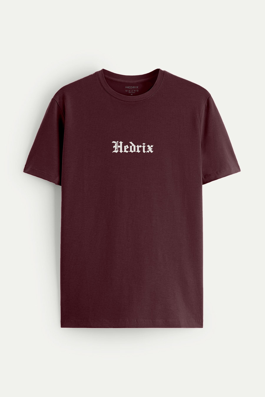 Levně Tričko, Barva Bordó , s Potiskem Hedrix Retro