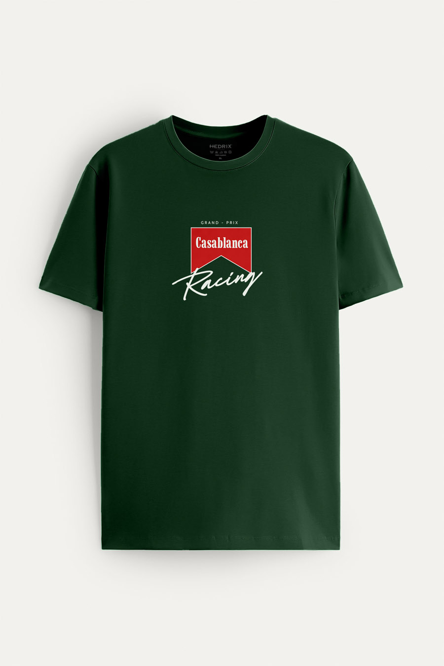 Tričko, Barva Zelená, s Potiskem Casablanca Racing