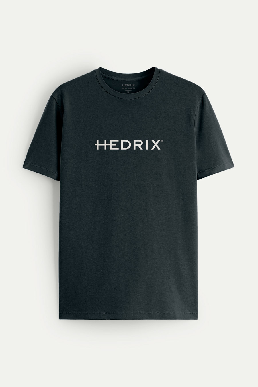 Levně Tričko, Barva Železitě Šedá, s Potiskem Hedrix Logo
