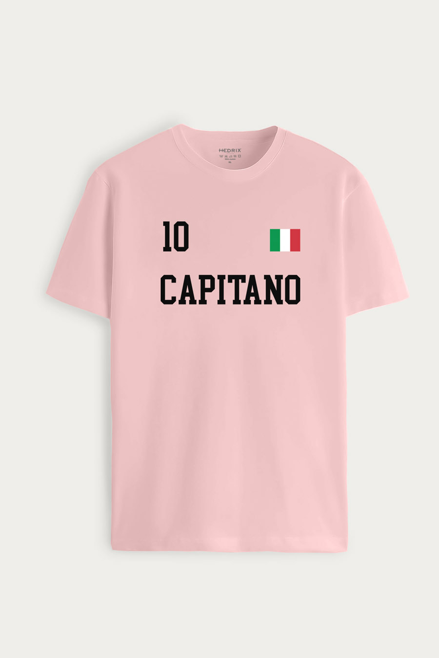 Tričko, Barva Růžová, s Potiskem Capitano Legend 10